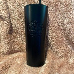 Starbucks Tumbler-Black Metal *Missing Lid*
